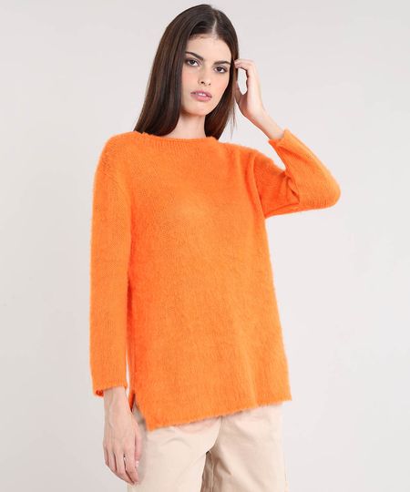 Sueter-Feminino-Mindset-em-Trico-Felpado-Laranja-Neon-9560330-Laranja_Neon_1