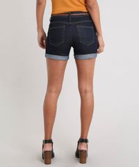 Short-Jeans-Feminino-Midi-com-Barra-Dobrada-e-Cinto-Trancado-Azul-Escuro-9140637-Azul_Escuro_2