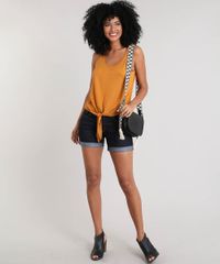 Short-Jeans-Feminino-Midi-com-Barra-Dobrada-e-Cinto-Trancado-Azul-Escuro-9140637-Azul_Escuro_3
