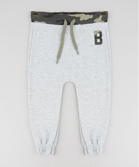 Calca-Infantil-Saruel-em-Moletom-com-Cos-Camuflado-Cinza-Mescla-Claro-9482769-Cinza_Mescla_Claro_1