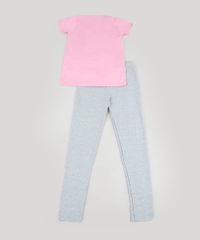 Pijama-Infantil--Unicorn-Mermaid-Princess--Manga-Curta-Rosa-9476365-Rosa_2