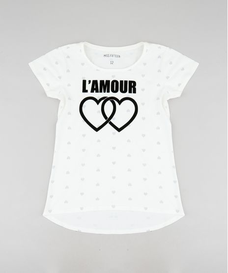 Blusa-Infantil--L-Amour--Estampada-de-Coracoes-Manga-Curta-Decote-Redondo-Off-White-9519340-Off_White_1