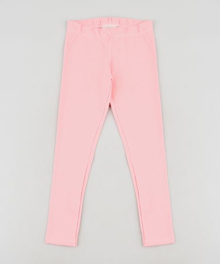Calça Legging Infantil Básica Rosa é boa?