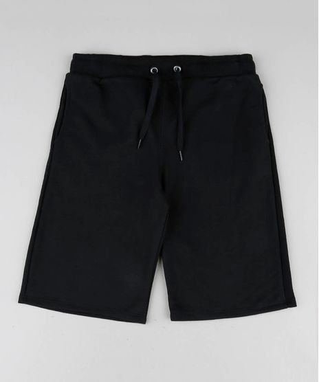 Bermuda-Infantil-Basica-em-Moletom-Preta-9272834-Preto_1