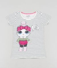 Blusa-Infantil-LOL-Surprise-Listrada-Manga-Curta-Decote-Redondo-Off-White-9468820-Off_White_1