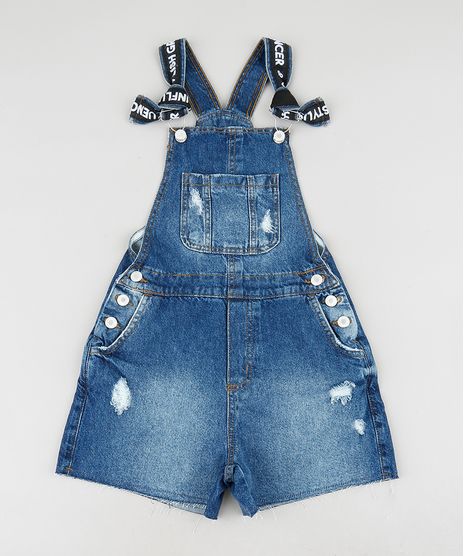 Jardineira-Jeans-Infantil-com-Puidos-Azul-Escuro-9413243-Azul_Escuro_1