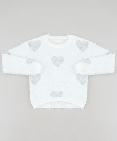 Sueter-Infantil-em-Trico-Felpado-Estampado-de-Coracoes-Off-White-9347810-Off_White_1 Sueter-Infantil-em-Trico-Felpado-Estampado-de-Coracoes-Off-White-9347810-Off_White_1