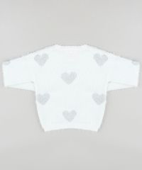 Sueter-Infantil-em-Trico-Felpado-Estampado-de-Coracoes-Off-White-9347810-Off_White_2