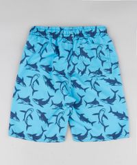 Bermuda-Surf-Infantil-Estampada-de-Tubarao-com-Cordao-Azul-Claro-9536385-Azul_Claro_2