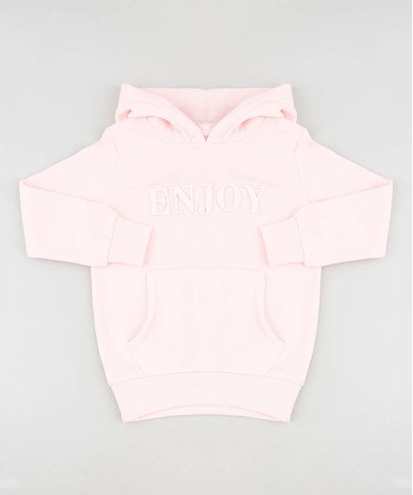 Blusao-Infantil--Enjoy--com-Capuz-e-Bolso-em-Moletom-Rosa-Claro-9433654-Rosa_Claro_1