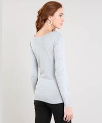Cardigan-Feminino-em-Trico-com-Bolsos-Cinza-Mescla-Claro-8186176-Cinza_Mescla_Claro_2