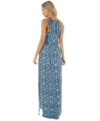 Vestido-Longo-Estampado-Plumas-Cia--Maritima-Azul-8354619-Azul_2