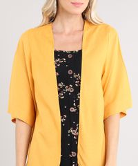 Kimono-Feminino-Estampado-de-Poa-Manga-Curta-Mostarda-9492015-Mostarda_4