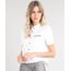 Camisa-Feminina--Heartbreaker--com-Bolso-Manga-Curta-Off-White-9454529-Off_White_1