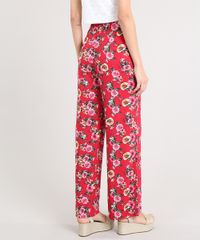Calca-Pantalona-Feminina-Estampada-Floral-Vermelha-9461509-Vermelho_2