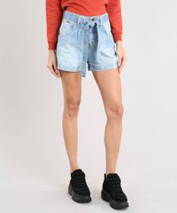 Short-Jeans-Feminino-Mom-Clochard-com-Faixa-para-Amarrar-Azul-Claro-9532114-Azul_Claro_1