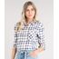Camisa-Feminina-Cropped-em-Flanela-Estampada-Xadrez-Manga-Longa-Rose-9440464-Rose_1