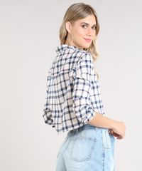 Camisa-Feminina-Cropped-em-Flanela-Estampada-Xadrez-Manga-Longa-Rose-9440464-Rose_2