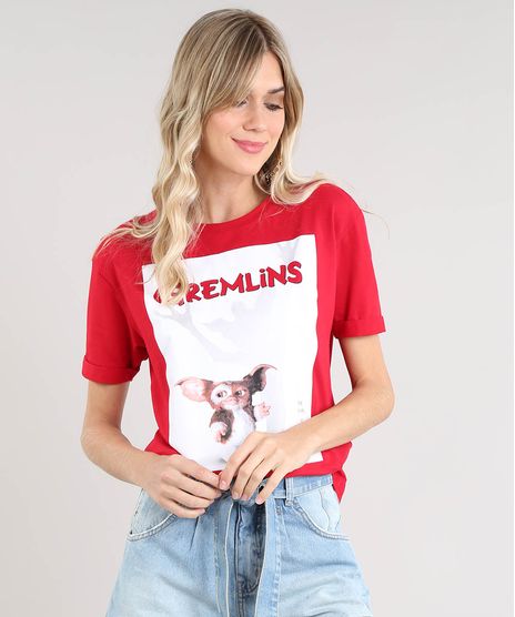 Blusa-Feminina-Gremlins-Manga-Curta-Decote-Redondo-Vermelha-9502283-Vermelho_1