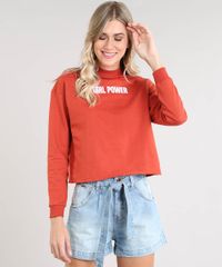 Blusao-Feminino-Amplo--Girl-Power--em-Moletom-Gola-Alta-Cobre-9506226-Cobre_1