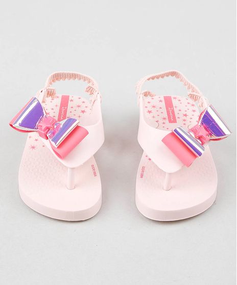 Chinelo-Infantil-Ipanema-com-Laco-e-Elastico-Rose-9512187-Rose_1