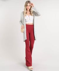 Calca-Feminina-Flare-Vermelha-Escuro-9504706-Vermelho_Escuro_3