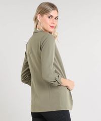 Blazer-Feminino-Acinturado-com-Martingale-Verde-Militar-9420528-Verde_Militar_2