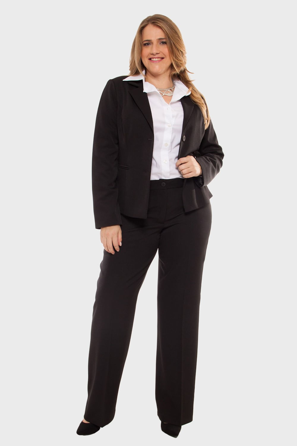 modelos de blazer plus size