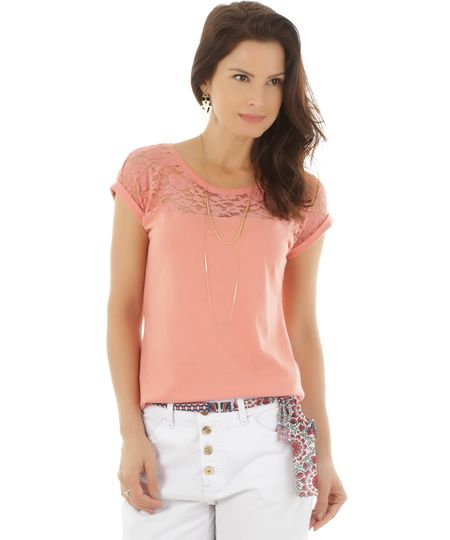 Blusa-com-Renda-Coral-8501175-Coral_1 Blusa-com-Renda-Coral-8501175-Coral_1