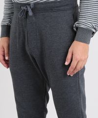 Calca-Masculina-Jogger-em-Moletom-com-Cordao-Cinza-Mescla-Escuro-9442742-Cinza_Mescla_Escuro_2