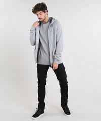 Sueter-Masculino-Raglan-em-Trico-com-Bolso-Gola-Redonda-Cinza-Mescla-8865713-Cinza_Mescla_1_3