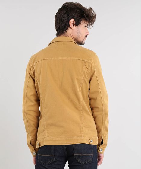 jaqueta masculina mostarda