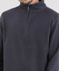 Blusao-Masculino-Basico-em-Fleece-com-Ziper-Cinza-Chumbo-9335089-Cinza_Chumbo_4