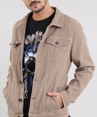 Jaqueta-Masculina-Trucker-Canelada-com-Bolsos-Kaki-9467326-Kaki_4