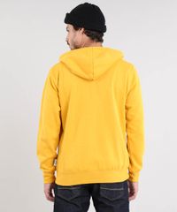 Blusao-Masculino-Basico-em-Moletom-com-Capuz-Mostarda-8463518-Mostarda_2