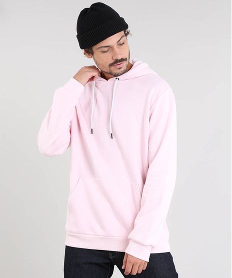 Blusao-Masculino-em-Moletom-com-Capuz-e-Bolso-Rosa-Claro-9362801-Rosa_Claro_1