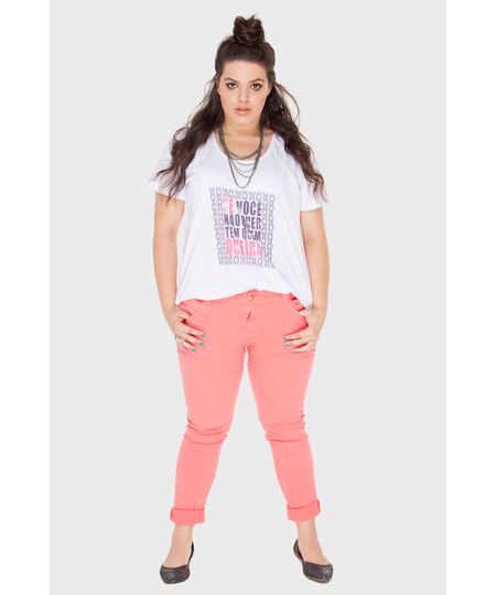 Camiseta Se Você Não Quer Tem Quem Queira Plus Size - BRANCO-000M Menor preço em Camiseta Se Você Não Quer Tem Quem Queira Plus Size - BRANCO-000M