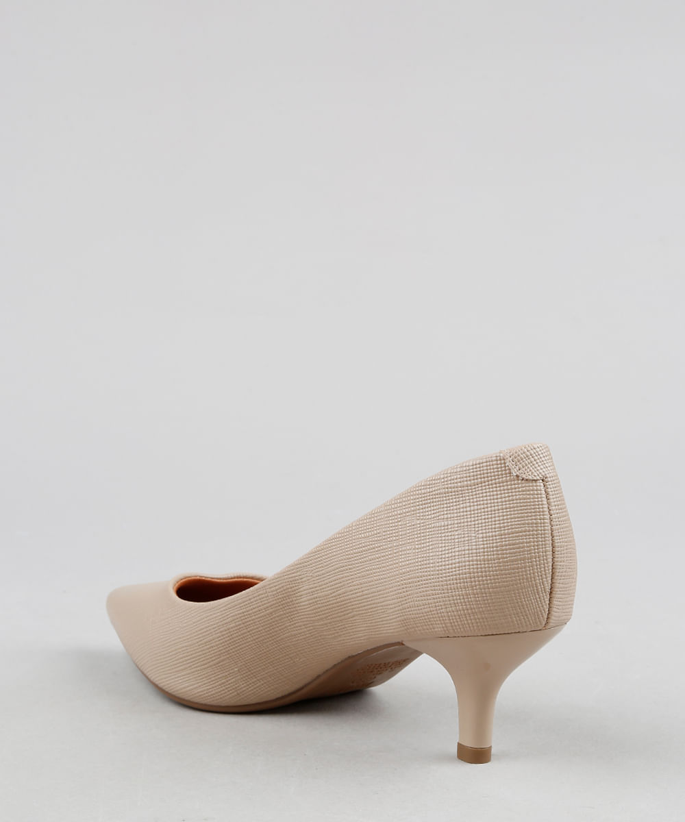 scarpin vizzano texturizado