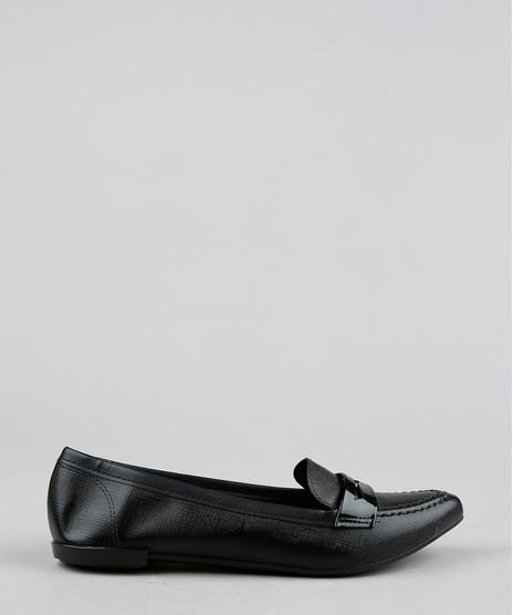 Sapatilha-Mocassim-Bico-Fino-Moleca-Texturizada-Preta-9558287-Preto_1