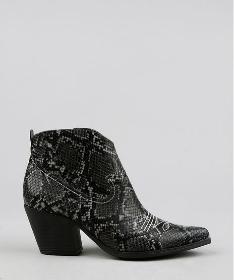Bota-Feminina-Country-Croco-Animal-Print-com-Pespontos-e-Recorte-Preta-9531452-Preto_1