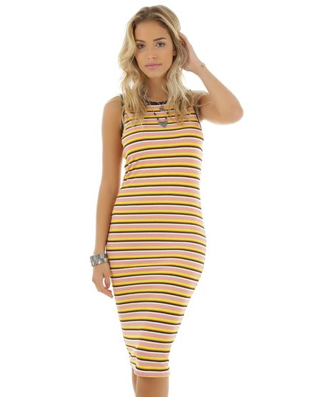 Vestido-Midi-Listrado-Rosa-Claro-8468469-Rosa_Claro_1