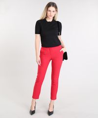 Blusa-Feminina-Bicolor-em-Trico-Manga-Curta-Decote-Redondo-Preta-9427966-Preto_3