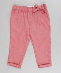 Calca-Infantil-com-Laco-e-Barra-Dobrada-Rosa-9443395-Rosa_1