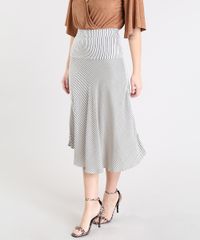 Saia-Feminina-Midi-Listrada-Kaki-Claro-9442151-Kaki_Claro_1