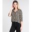 Camisa-Feminina-Estampada-Animal-Print-Manga-7-8-Bege-9433934-Bege_1