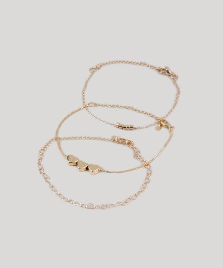 Kit-de-3-Pulseiras-Femininas-com-Coracoes-Dourado-9437634-Dourado_1 Kit-de-3-Pulseiras-Femininas-com-Coracoes-Dourado-9437634-Dourado_1