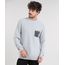 Sueter-Masculino-em-Trico-com-Bolso--Cinza-Claro-9323656-Cinza_Claro_1