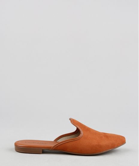 Mule-Feminino-Beira-Rio-Bico-Fino-em-Suede-Caramelo-9557781-Caramelo_1