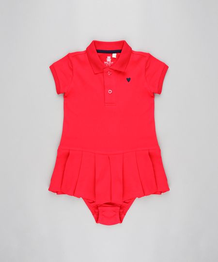 Vestido-Infantil-Polo-em-Piquet---Calcinha-Rosa-9205039-Rosa_1
