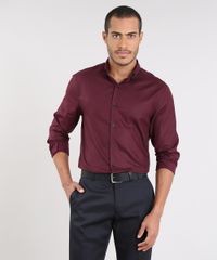 Camisa-Masculina-Comfort-Manga-Longa-Vinho-9475664-Vinho_1
